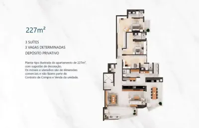 Apartamento à venda no residencial navegantes, ponta da praia. 3 suítes, varanda gourmet com vista para o mar, 3 vagas de garagem e lazer completo.