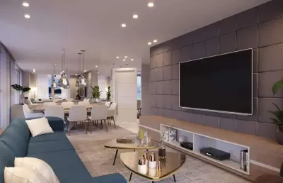 Residencial navegantes: apartamentos modernos com 3 suítes, varanda gourmet com vista para o mar