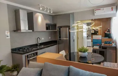 Apartamento com 1 dorm, guilhermina, praia grande - phm
