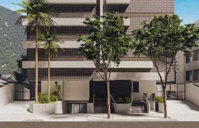 Apartamento com 2 dorms, marapé, santos, cod: 4096 rcl
