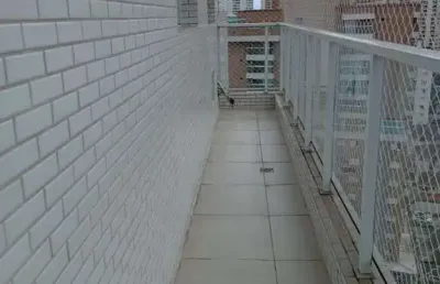 Apartamento com 1 dormitório, boqueirão, santos cod: 4047 mmd