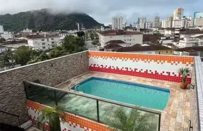 Cobertura com 3 dorms, vila valença, são vicente - r$ 901 mil, cod:3932_fsm