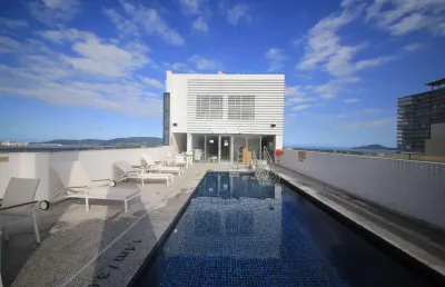 Flat com 1 dorm, pompéia, santos - r$ 336 mil, cod: 3915