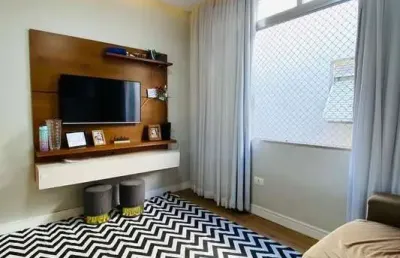 Apto 2 dorms, aparecida, santos - r$ 369 mil, cod: 3722 mmd