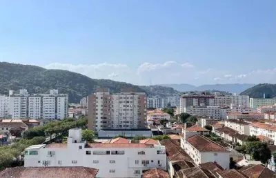 Apartamento com 2 dormitórios, vista livre e elevador - santos