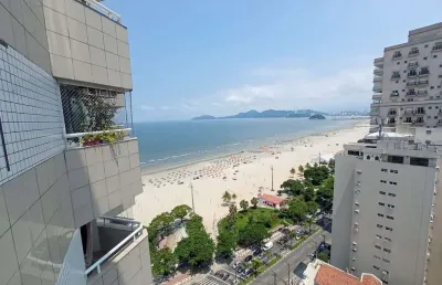 Flat com 1 quarto para alugar na Avenida Washington Luís, Boqueirão, Santos