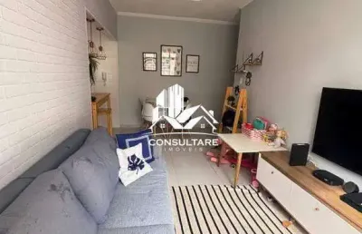 Apartamento 2 dormitórios marapé pronto para morar rcl