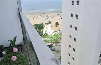 Apartamento à venda com 2 dormitórios de frente para a praia do gonzaga, ref: 5128 rsl