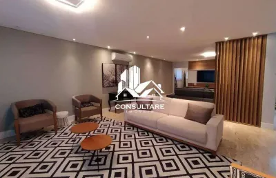 Apartamento à venda no boqueirão, santos. 233 m², 4 dorms (2 suítes), vista mar, mobiliado. próximo à praia e igreja do embaré. r$ 1.890.000,00.