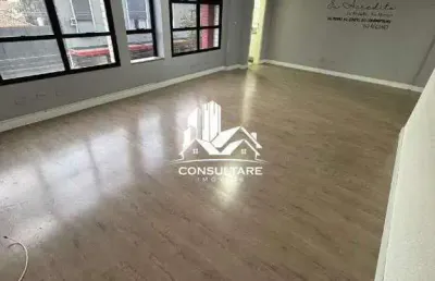Sala comercial para alugar, 93 m² por r$ 3.400/mês – vila mathias, santos/sp