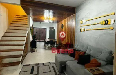 Casa com 2 dormitórios à venda, 90 m² por r$ 510.000,00 - pontal de santa marina - caraguatatuba/sp