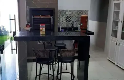 Casa para venda em uberlândia, shopping park, 3 dormitórios, 1 suíte, 2 banheiros, 2 vagas
