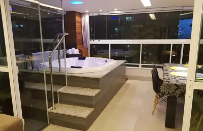 Cobertura para venda em uberlândia, centro, 3 dormitórios, 3 suítes, 2 banheiros, 2 vagas