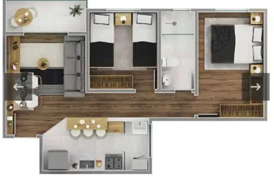 Apartamento para venda em uberlândia, osvaldo rezende, 2 dormitórios, 1 banheiro, 1 vaga