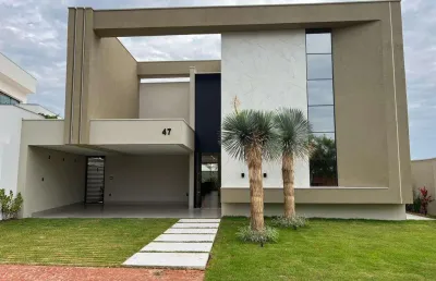 Casa em condomínio para venda em uberlândia, granja marileusa, 4 dormitórios, 4 suítes, 1 banheiro, 4 vagas