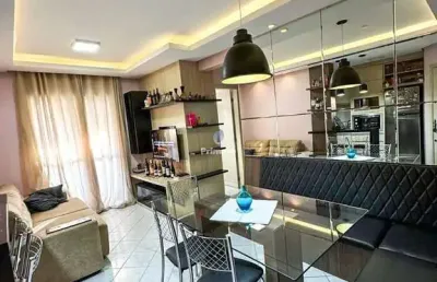 Apartamento de 2 quartos, 1 banheiro, 1 garagem, sacada