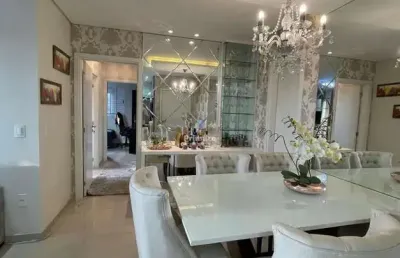 Apartamento 3 quartos, sendo 1 suíte,1 vaga de garagem, mobiliado