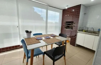 Apartamento à venda, com 03 dormitórios (sendo 01 suíte) lazer completo, aproximadamente 200 metros da praia da enseada no centro, bertioga, sp.