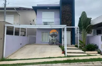 Casa  a venda 3 suites, 2 vagas cobertas + lazer completo - cond. terras de são fernando