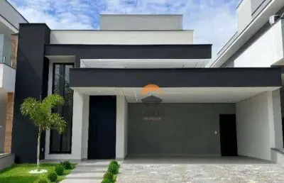 Casa térrea a venda- 3 dorm, 2 suítes, 4 vagas -  em condominio ibiti reserva com piscina - sorocaba sp