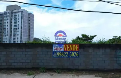 Terreno à venda na rua joão alves jobim saldanha, glória, macaé, 2400 m2 por r$ 1.200.000
