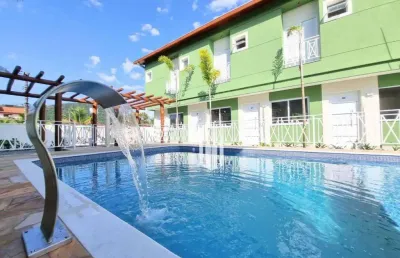 Sobrado com 2 dormitórios à venda por r$ 495.000 - jardim capricórnio - caraguatatuba/sp