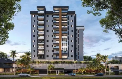 Lançamento apartamento com 3 dormitórios à venda, 84 m² por r$ 357.799 - praia das palmeiras - caraguatatuba/sp