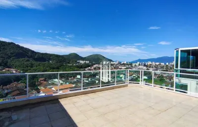 Apartamento duplex com 3 dormitórios à venda, 166 m² por r$ 1.200.000,00 - cidade jardim - caraguatatuba/sp