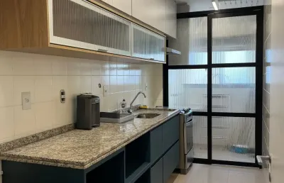 Locação - apart.  recém reformado 2  dorm. com vaga - santa cecilia
