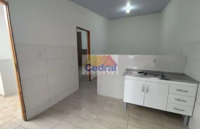 Casa de fundos, 20m² locação - vila industrial, mogi das cruzes