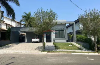 Casa térrea de alto padrão no condomínio shambala ii - atibaia