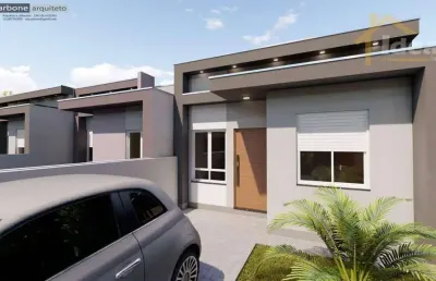 Casa com 2 dormitórios à venda, 55 m² por r$ 339.000 - pasqualini - sapucaia do sul/rs