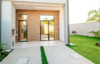 Lançamento! casa para venda com 3 suítes no eusébio