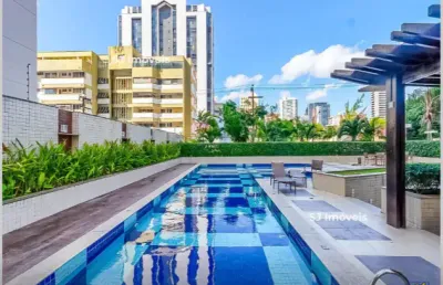 Apartamento para alugar no meireles com 3 suítes e 2 vagas com lazer completo