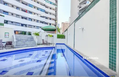 Apartamento cm 2 suítes semi mobiliado no meireles com ótima localização