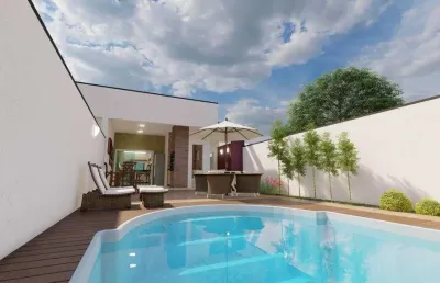 Casa com 2 quartos à venda na Avenida Alvorada Do Sul, Coroados, Guaratuba
