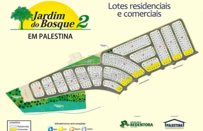 Terreno à venda no Jardim do Bosque II, Palestina 