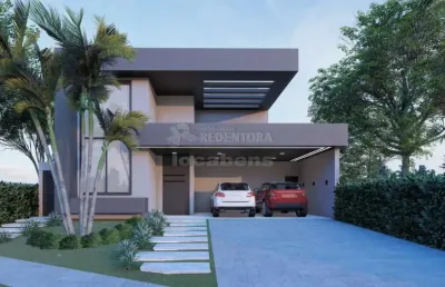 Residencial gaivota i - casa em construção com 3 suítes