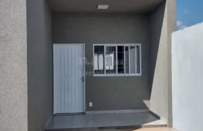 Casa nova à venda no bairro menezes v de 02 dormitórios sendo 01 tipo apartamento