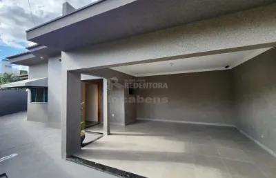 Laureano tebar ii casa de esquina com 03 dormitórios, área de churrasqueira.