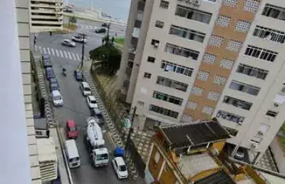 Cobertura com 3 quartos à venda na Rua Carlos de Campos, 18, Ponta da Praia, Santos
