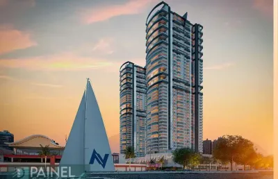 Apartamento de luxo em ponta da praia, santos - 4 suítes, 290m²