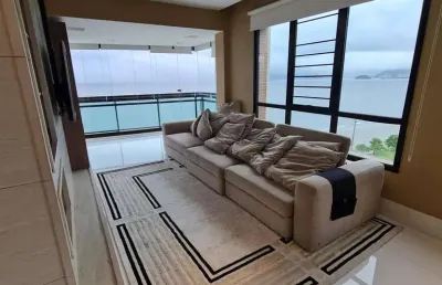 Luxuosa cobertura em aparecida - santos: 431m², 3 suítes