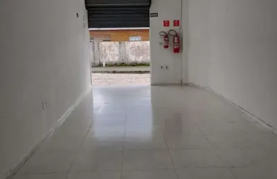 Alugue salão em cidade náutica, são vicente - 45m² por r$1800