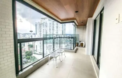 Aluguel apartamento 1 suíte em boqueirão, santos - r$ 5.000