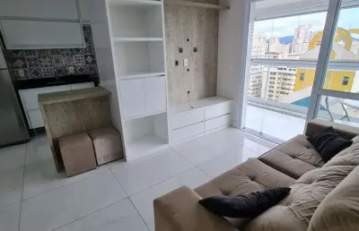 Alugue apartamento 1 suíte em gonzaga - santos por r$6000