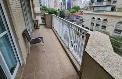 Aluguel de apartamento em boqueirão - santos: 3 suítes, 158m²