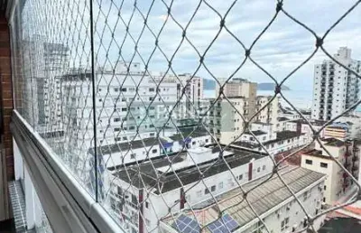 Apartamento para locação na guilhermina, praia grande, 3 dorms