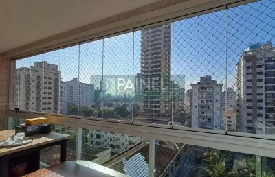 Apartamento 3 dorms na ponta da praia, santos lazer-locação
