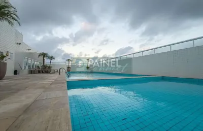 Apartamento para alugar no boqueirão santos, 2 suítes, 68m²